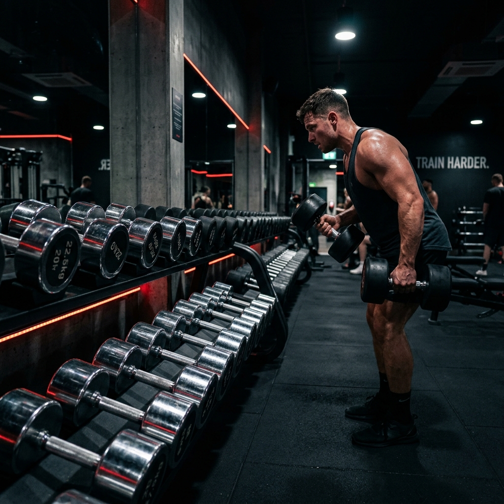 Dumbbell section